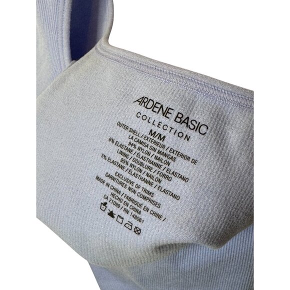 Ardene basic crop tank top blue women's size M - Picture 4 of 5